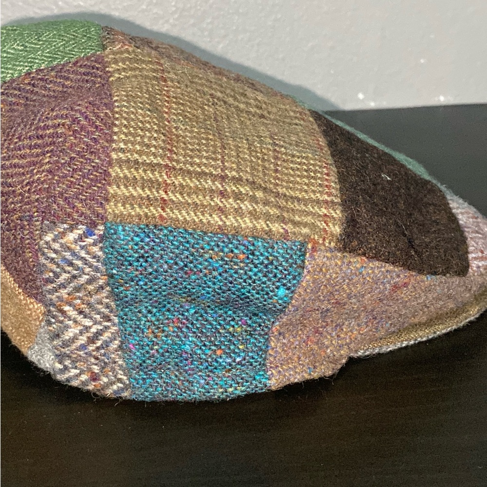 Orvis Pure Wool Patchwork Hat Size L - image 5